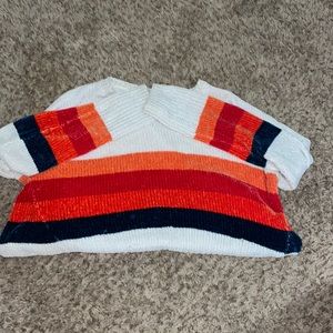 Rainbow sweater size XL
